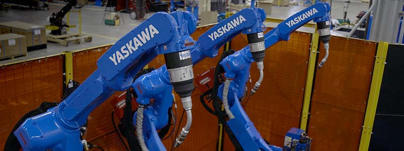 Yaskawa Robots with ABICOR BINZEL Torches